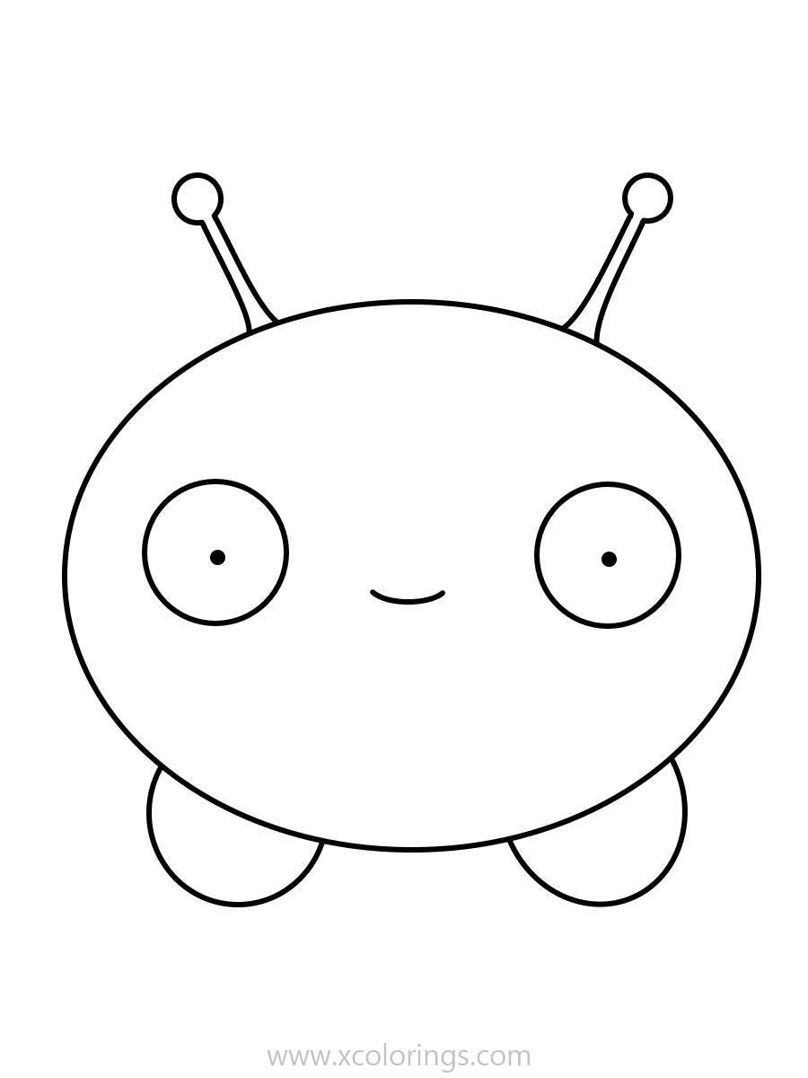 Free Final Space Mooncake Coloring Pages printable