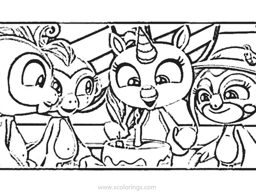 Free Fingerlings Birthday Coloring Pages printable
