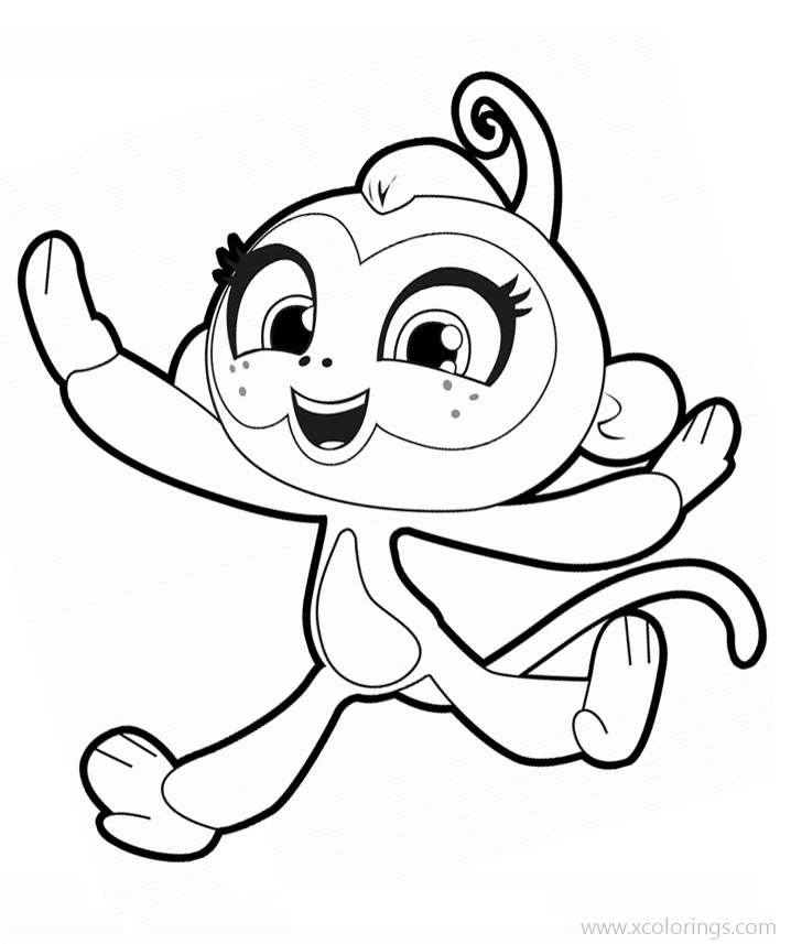 Fingerlings Coloring Pages Bella - XColorings.com