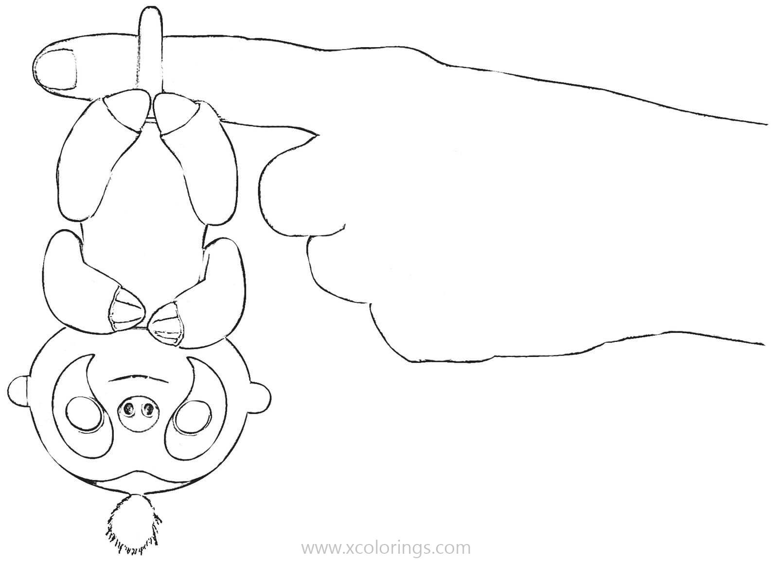 Free Fingerlings on Finger Coloring Pages printable