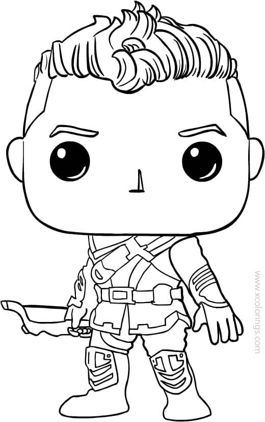 Free Funko POP Avengers Coloring Pages printable