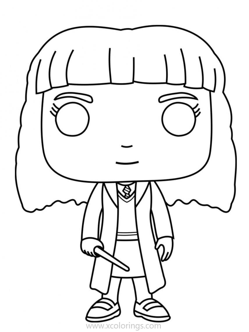 Free Funko POP Coloring Pages Hermione Granger printable