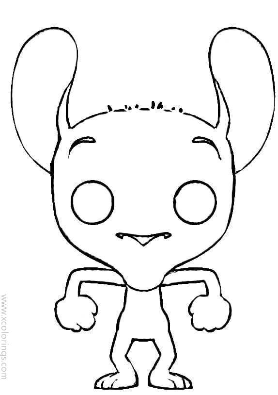 Funko POP Coloring Pages Ren - XColorings.com