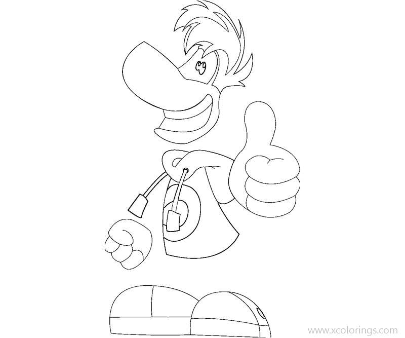 Free Game Rayman Legends Coloring Pages printable