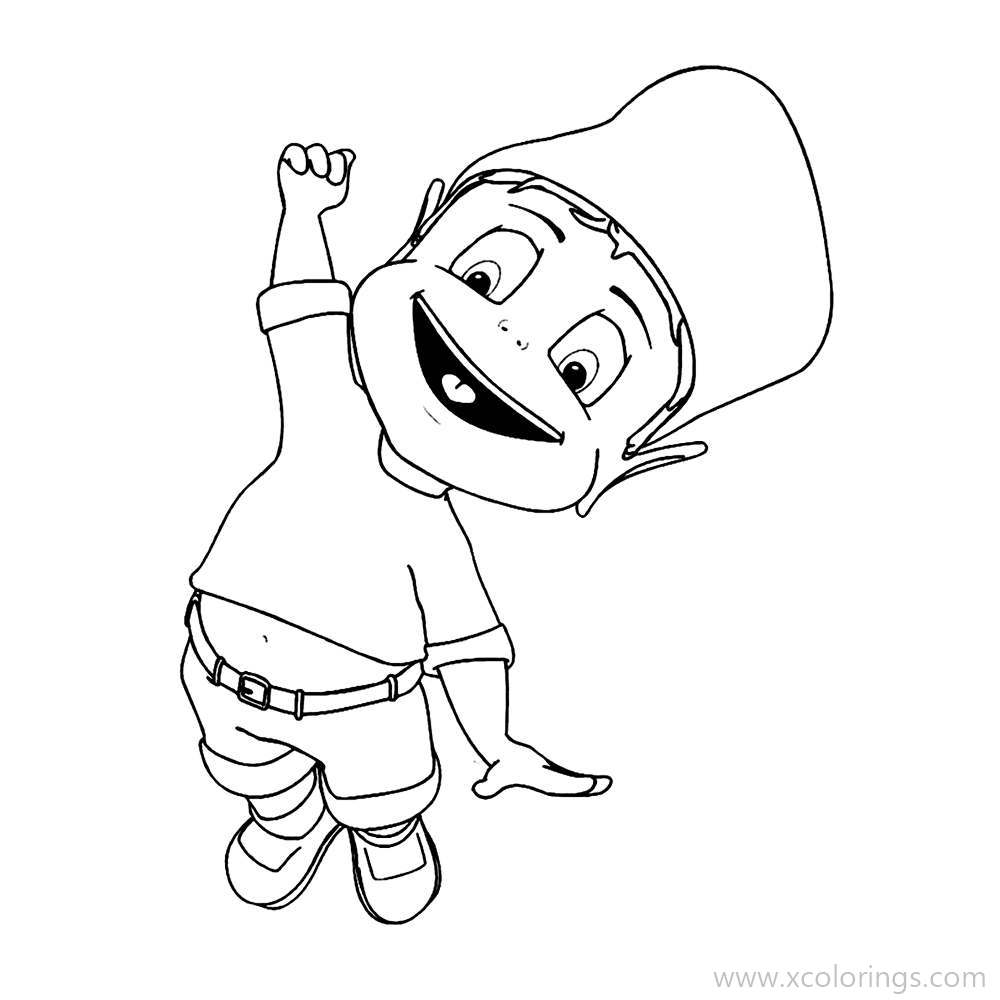 Free Happy Adiboo Coloring Pages printable