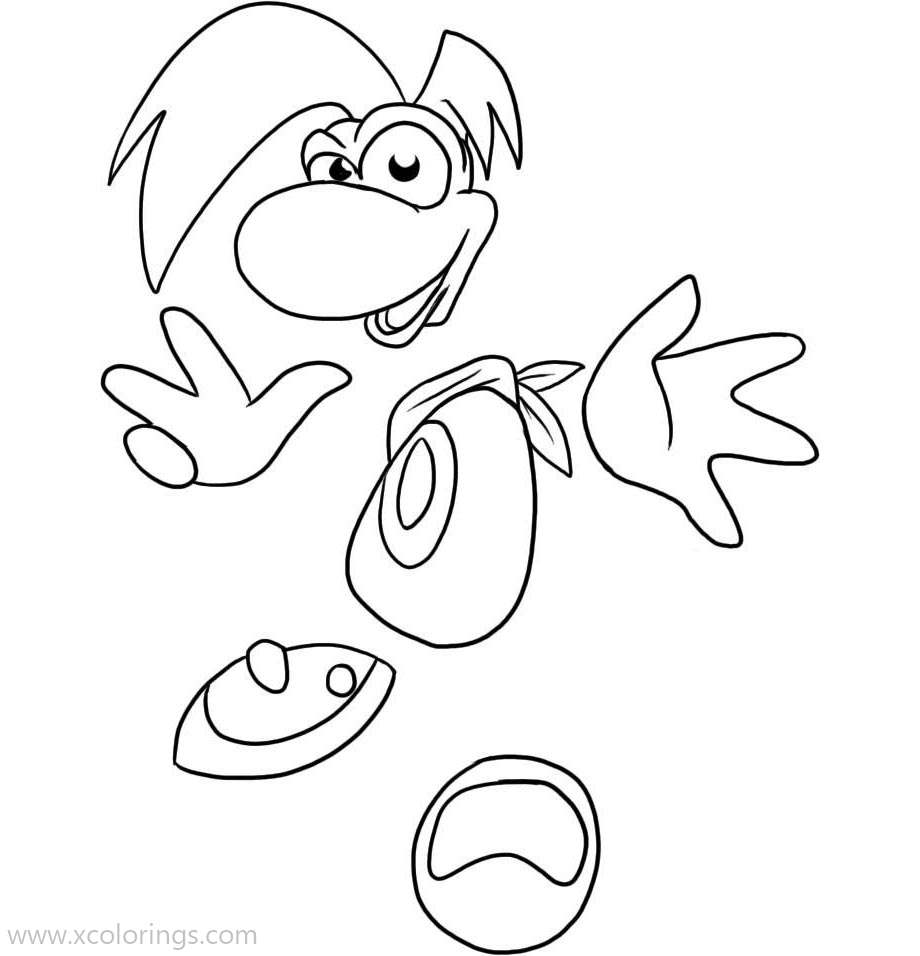 Free Hero Rayman Coloring Pages printable