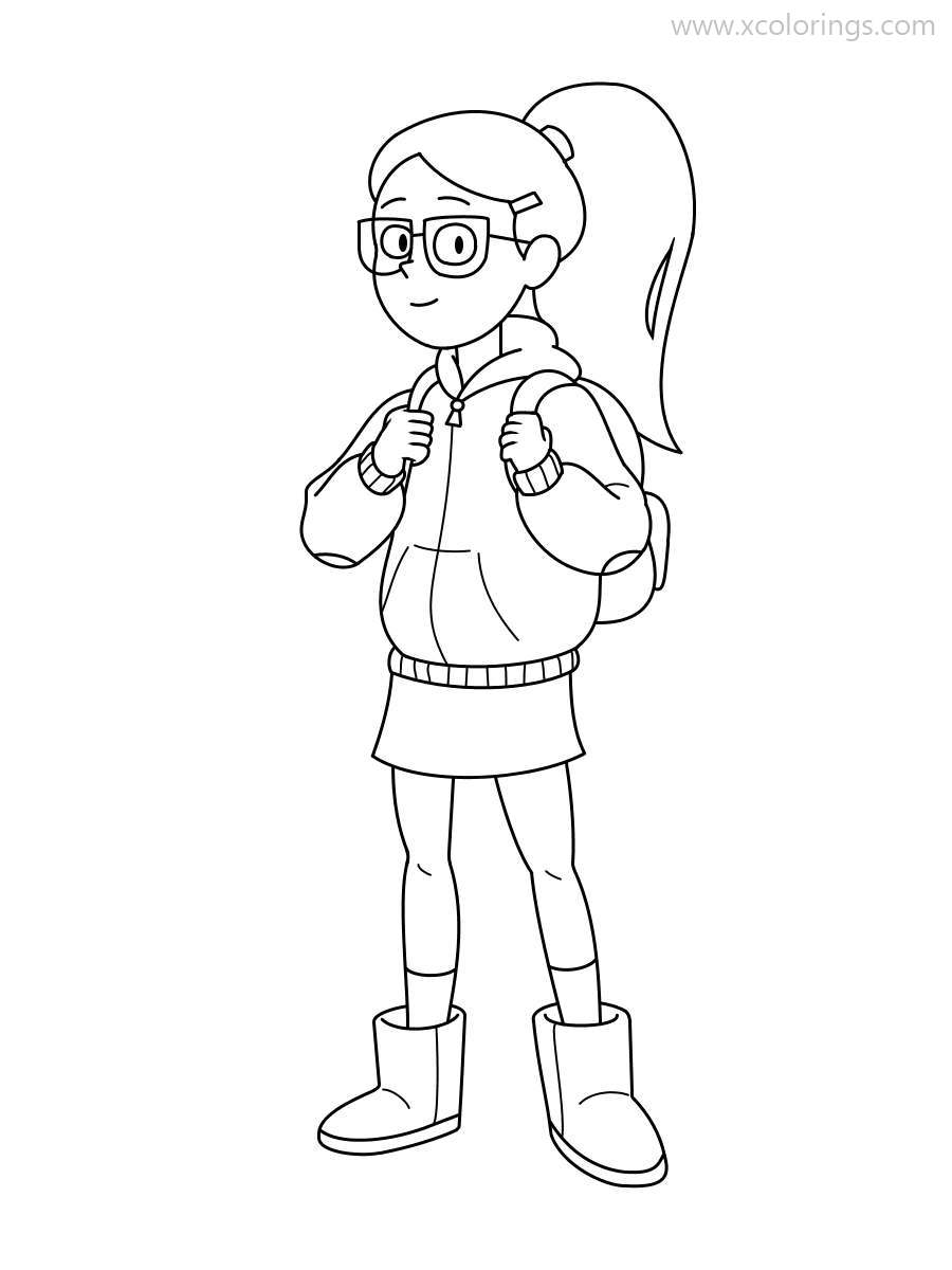 Free Infinity Train Coloring Pages Character Tulip printable