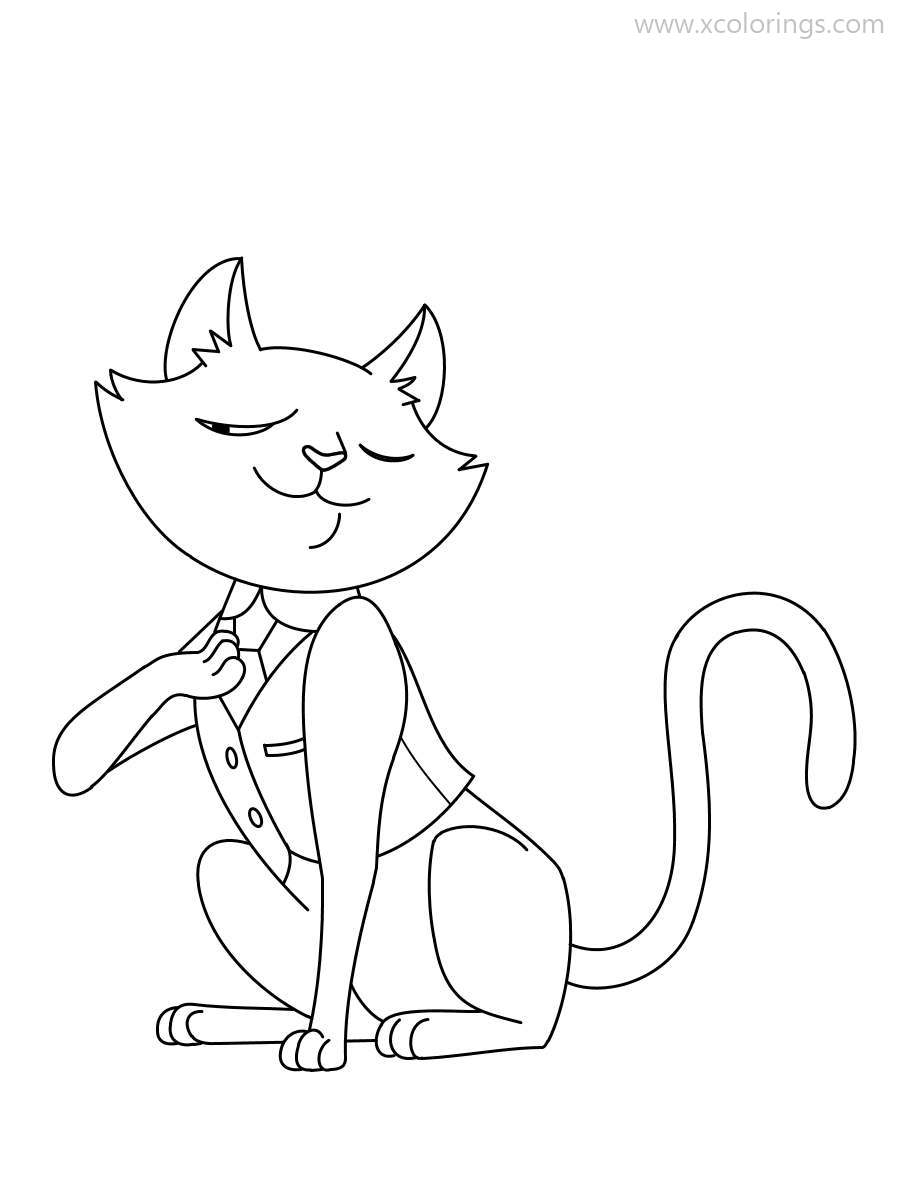 Free Infinity Train Coloring Pages The Cat printable