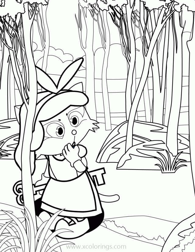 Free Kitten from Anastasia Coloring Pages printable