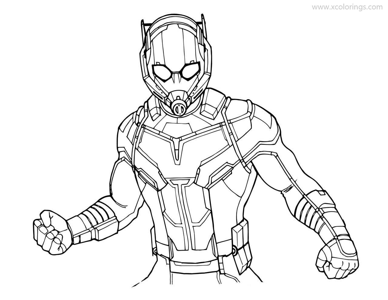 Free Marvel Ant Man Coloring Pages printable