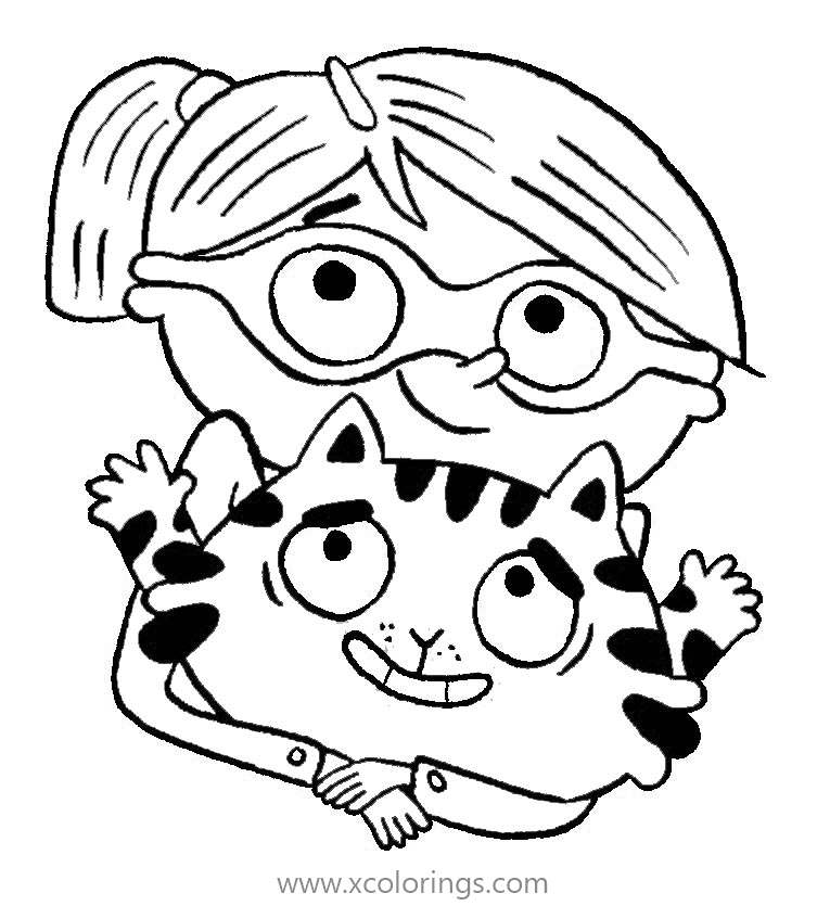 Free Mirette Investigates Mirette and Jean-Pat Coloring Pages printable