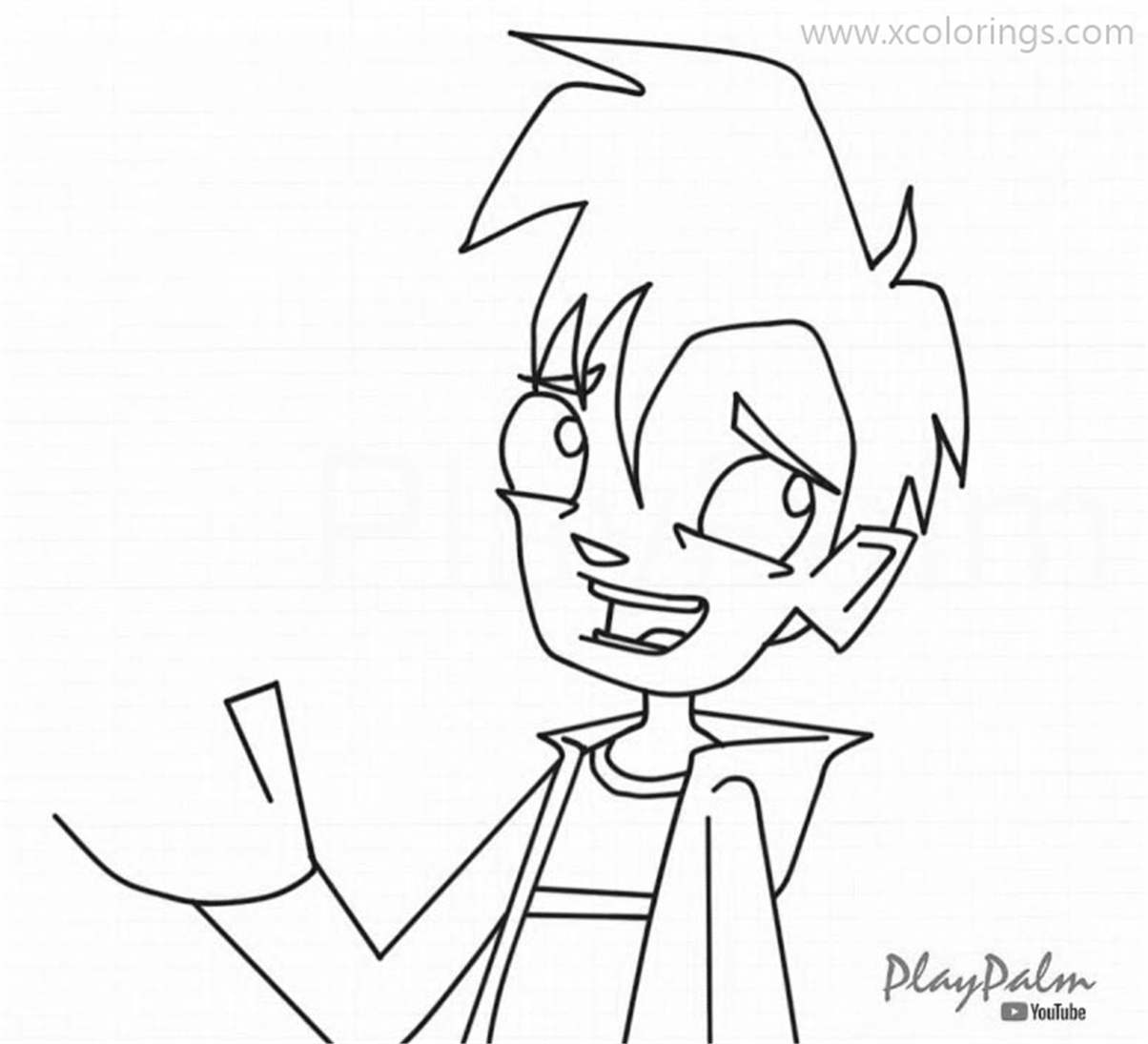 Free Randy Cunningham Coloring Pages Randy Fan Fiction printable