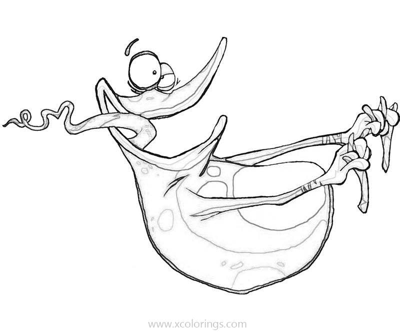 Free Rayman Coloring Pages Globox is A Frog printable