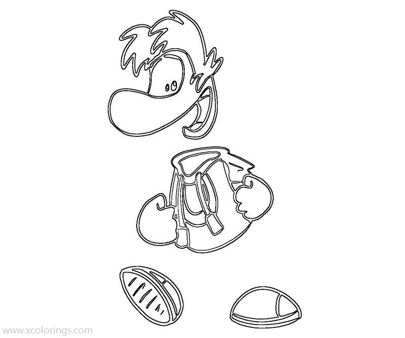 Free Rayman Coloring Pages Rayman is Watching You printable