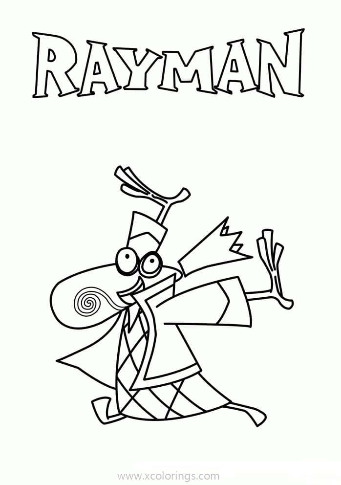Free Rayman Coloring Pages Teensy printable