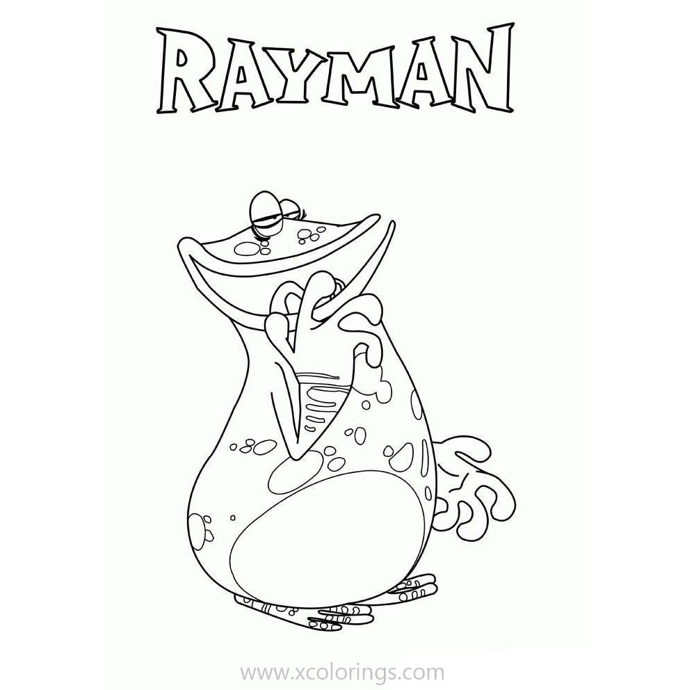 Free Rayman Globox Coloring Pages printable