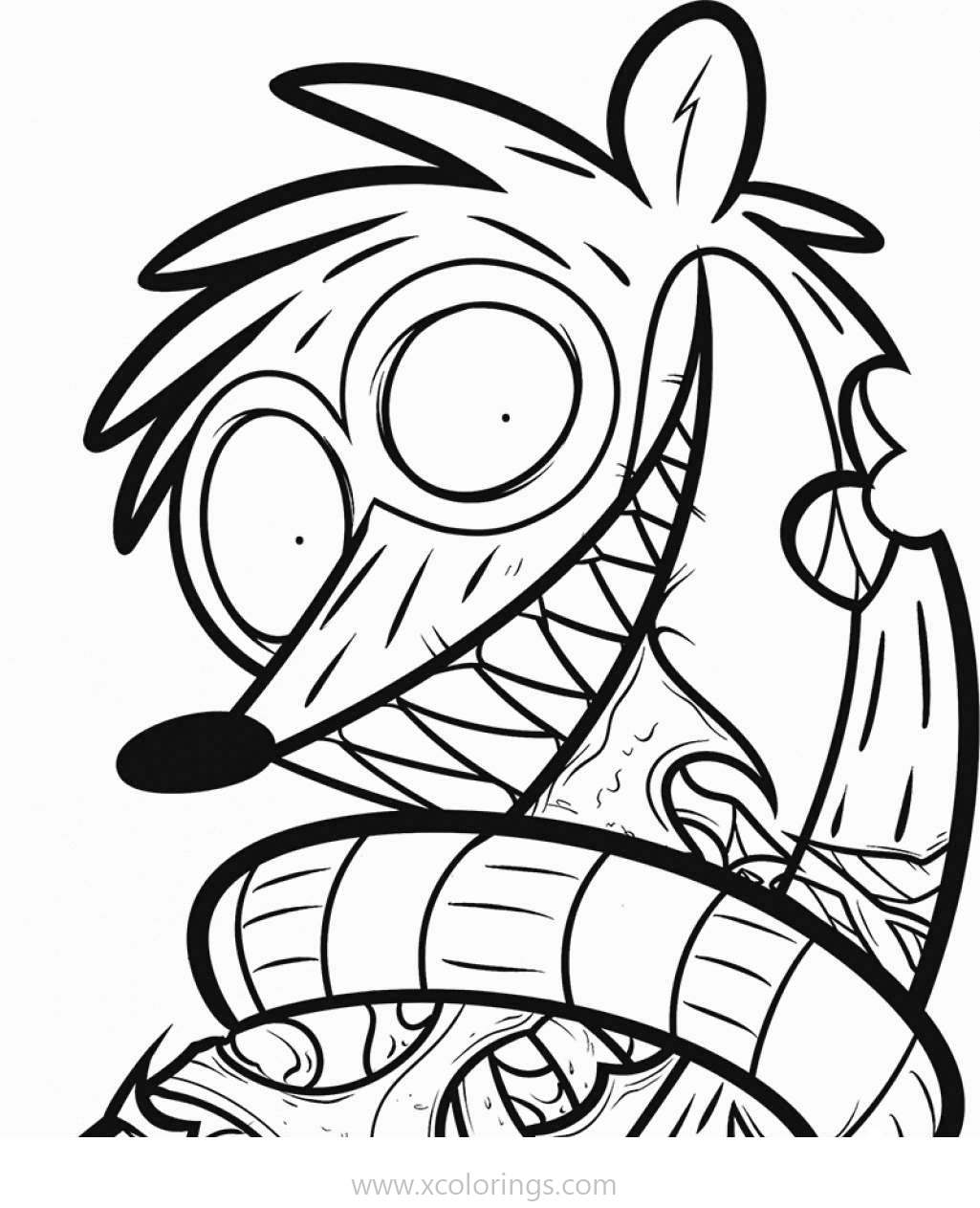 Free Regular Show Coloring Pages Rigby printable