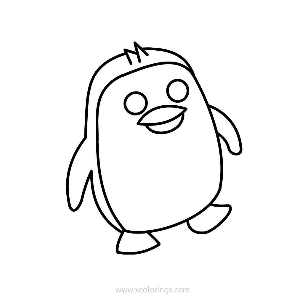 Roblox Adopt Me Coloring Pages Golden Penguin Xcolorings Com - pegguin roblox