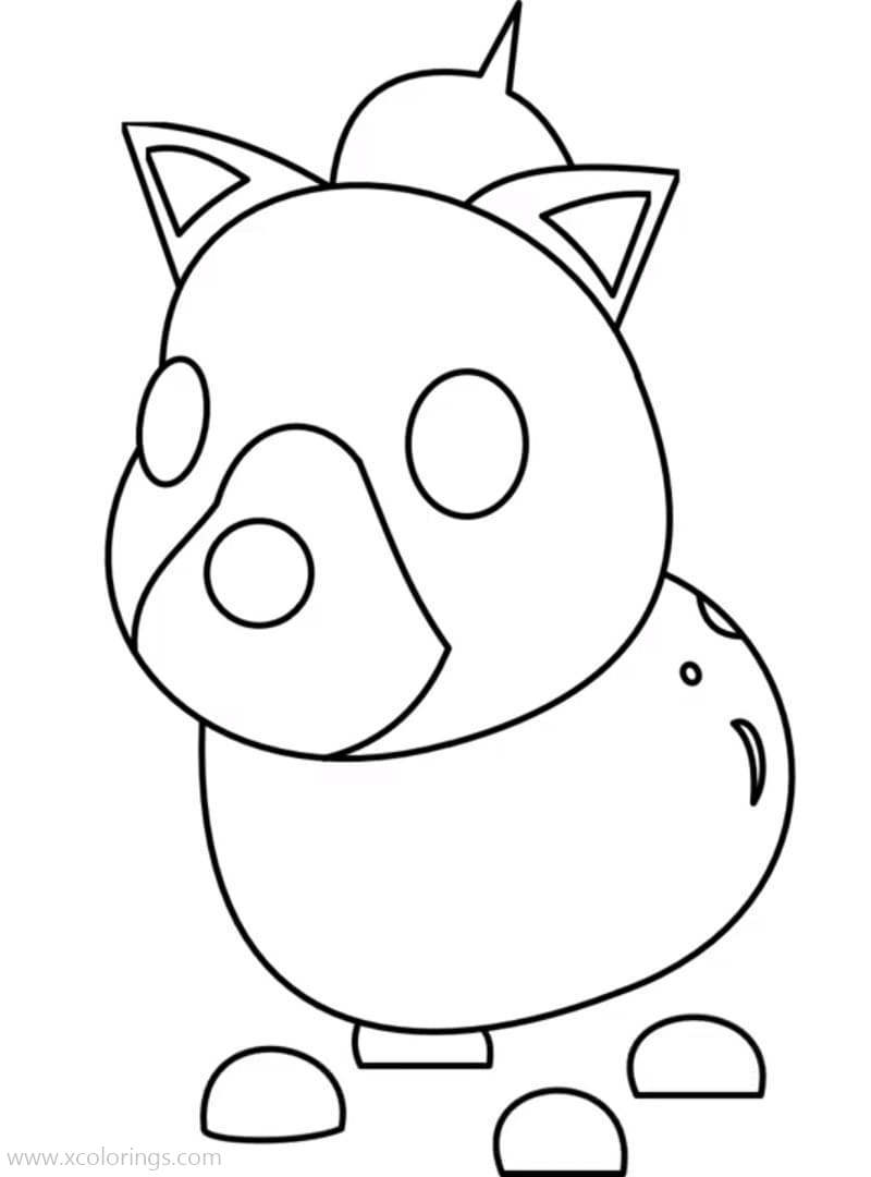 Roblox Adopt Me Coloring Pages Printable