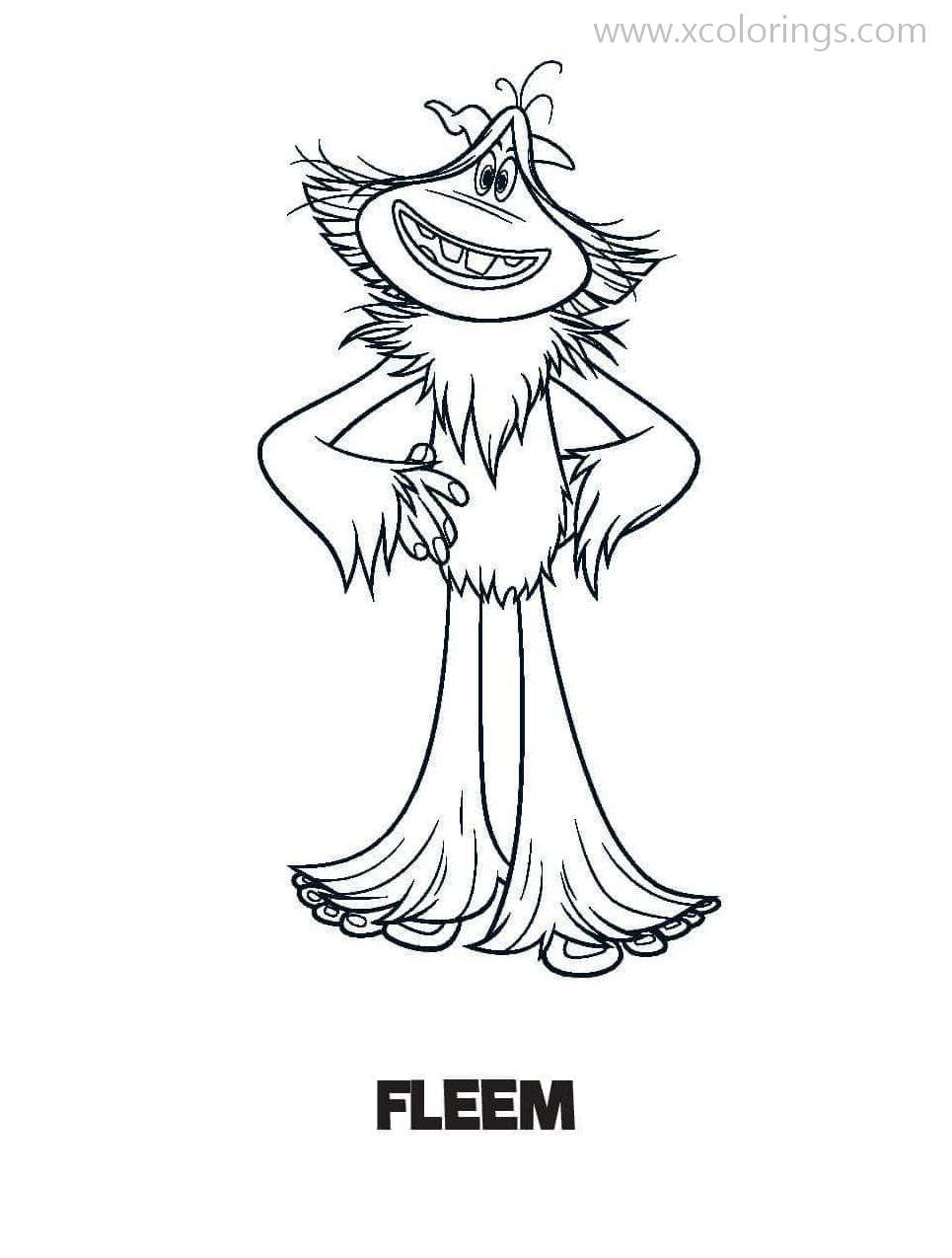 Free Smallfoot Coloring Pages Fleem printable