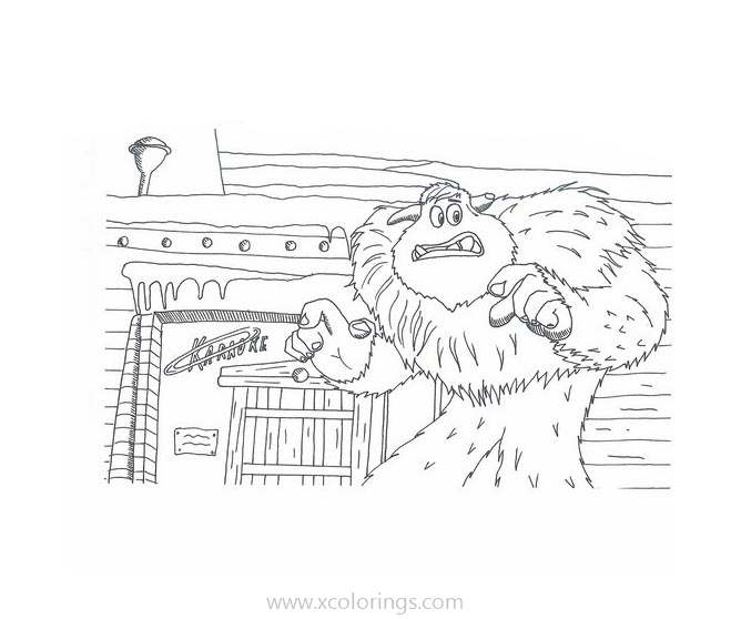 Free Smallfoot Movie Coloring Pages printable