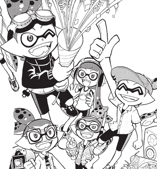 Free Splatoon Coloring Pages Fan Art printable