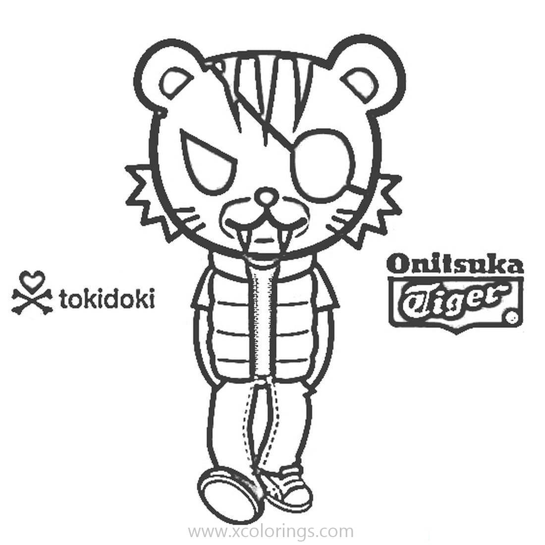 Free Tokidoki Coloring Pages Onitsuka Tiger printable