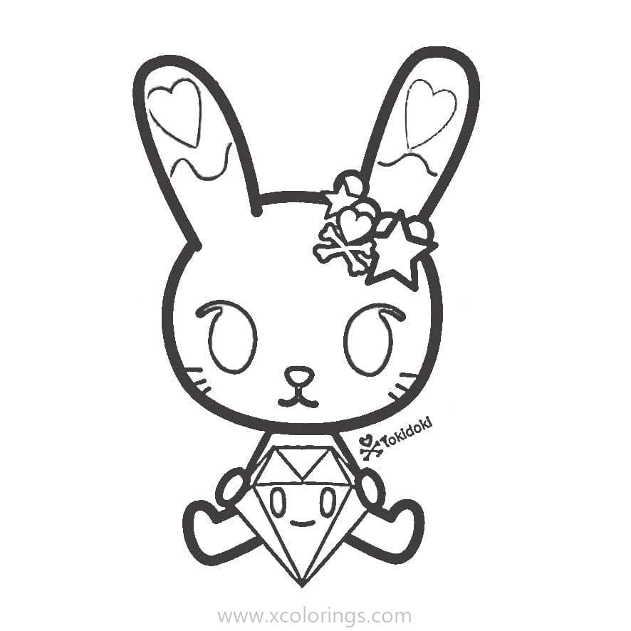 Free Tokidoki Hare Coloring Pages printable