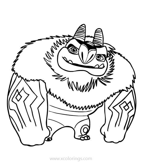 Trollhunters AAARRRGGHH Coloring Pages - XColorings.com