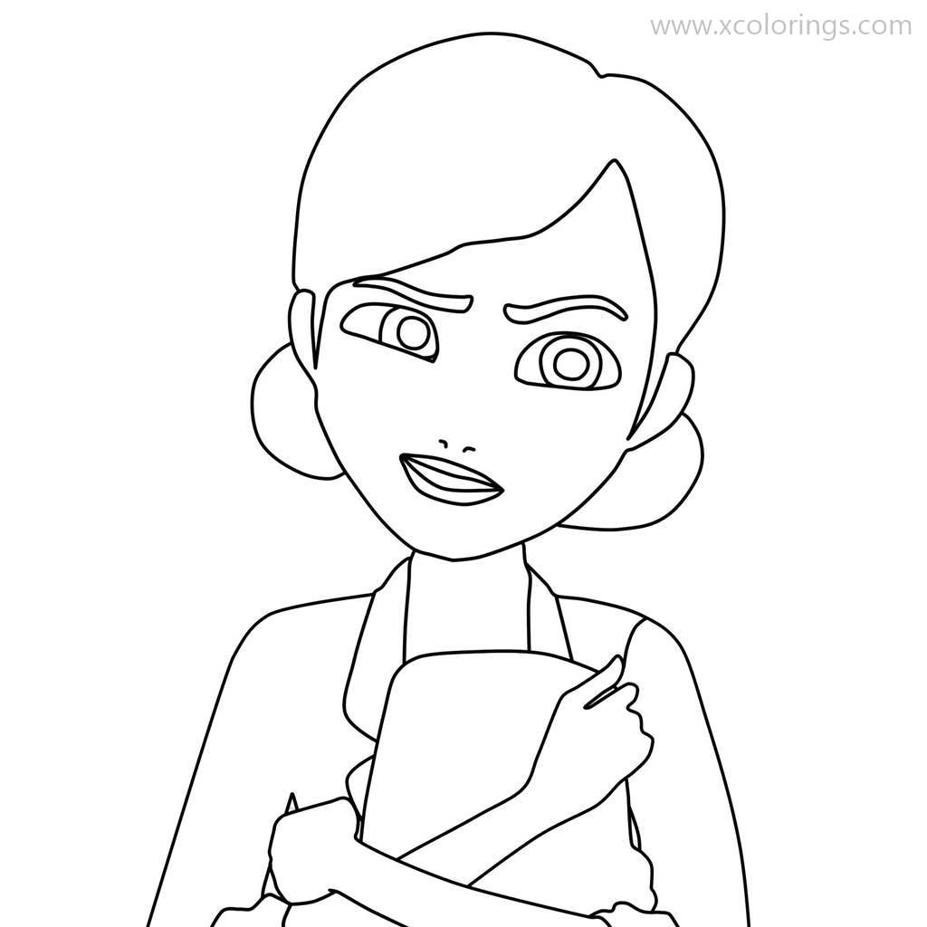 Free Trollhunters Claire Coloring Pages printable