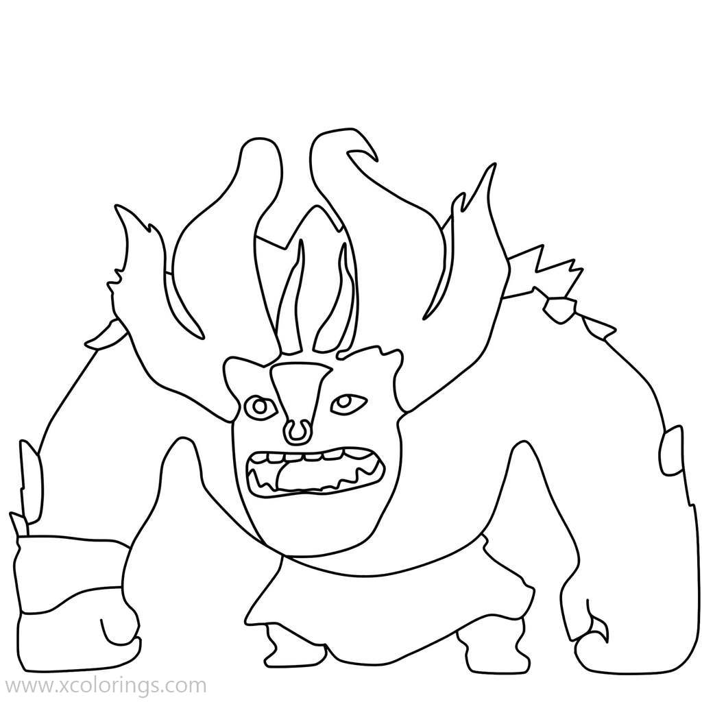 Free Trollhunters Coloring Pages Blue Bular printable