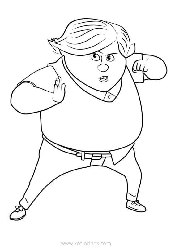 Free Trollhunters Coloring Pages Brave Toby printable