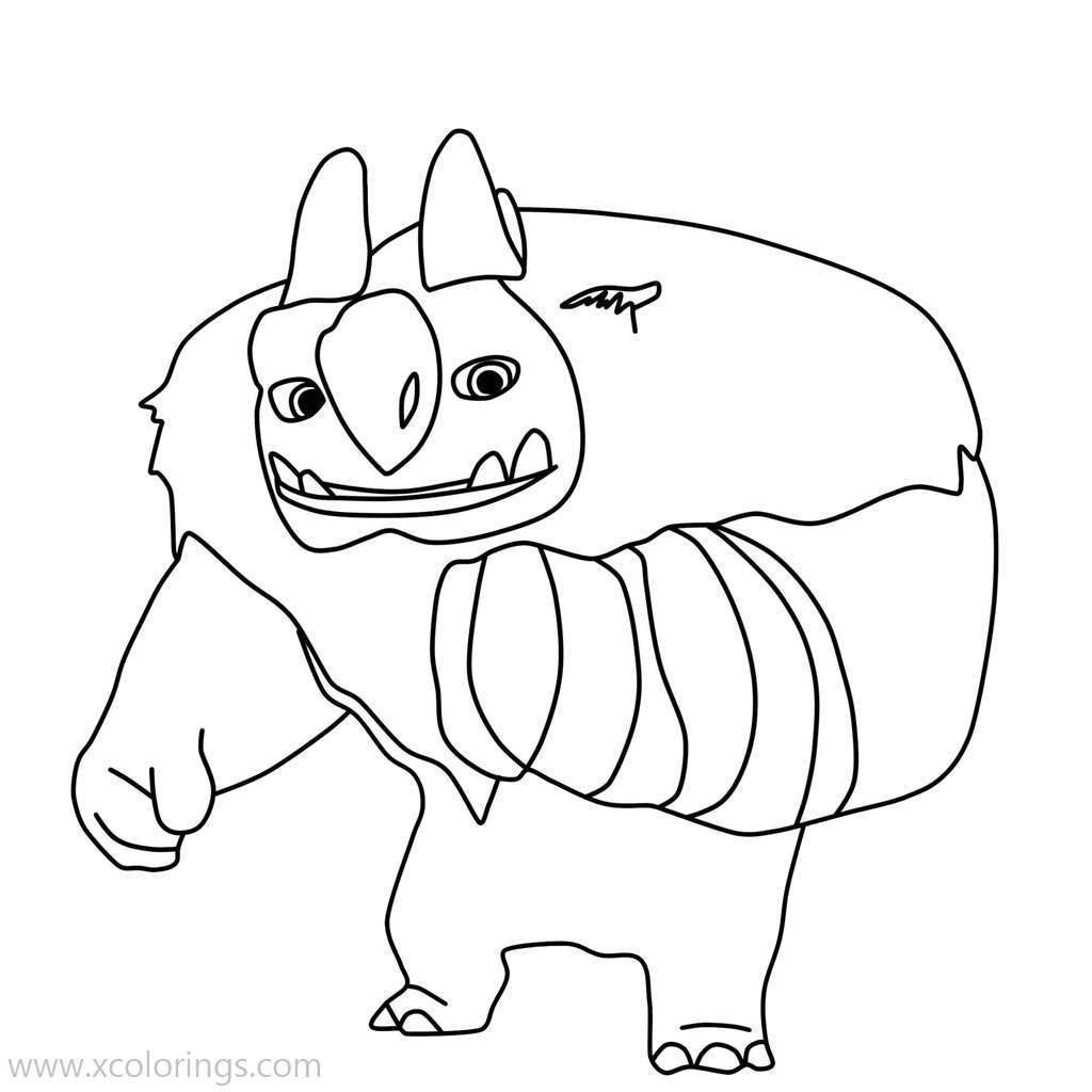 Trollhunters Coloring Pages Kindly AAARRRGGHH - XColorings.com