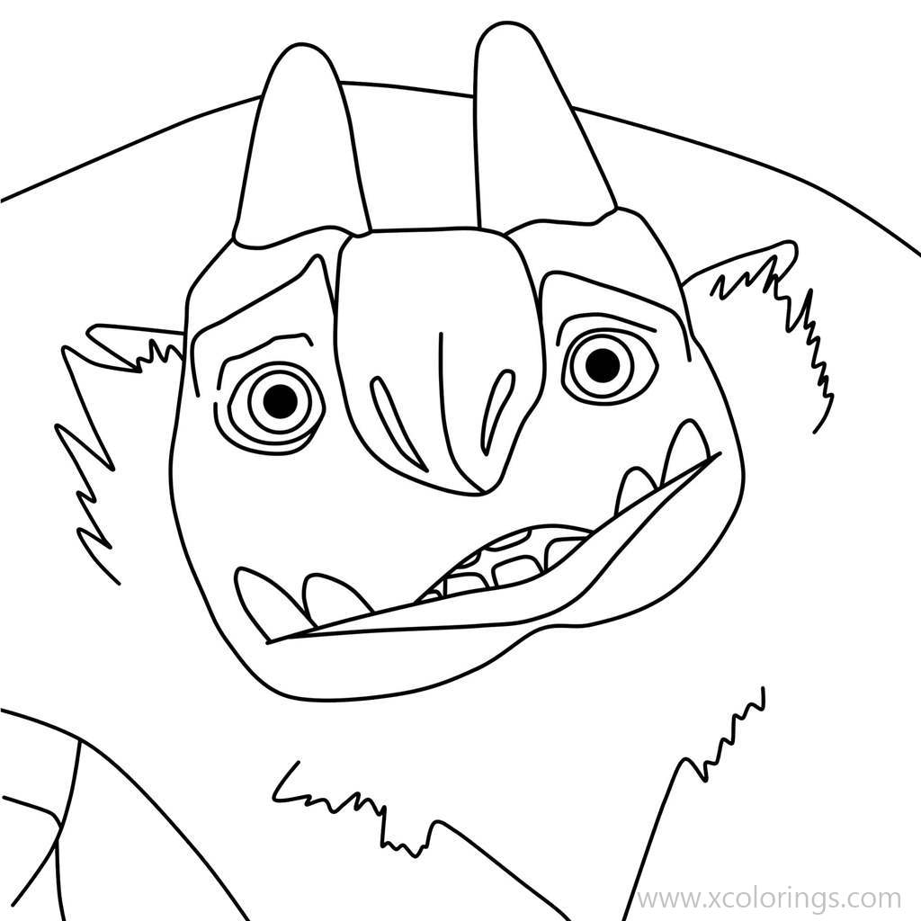Free Trollhunters Coloring Pages Linear of AAARRRGGHH printable