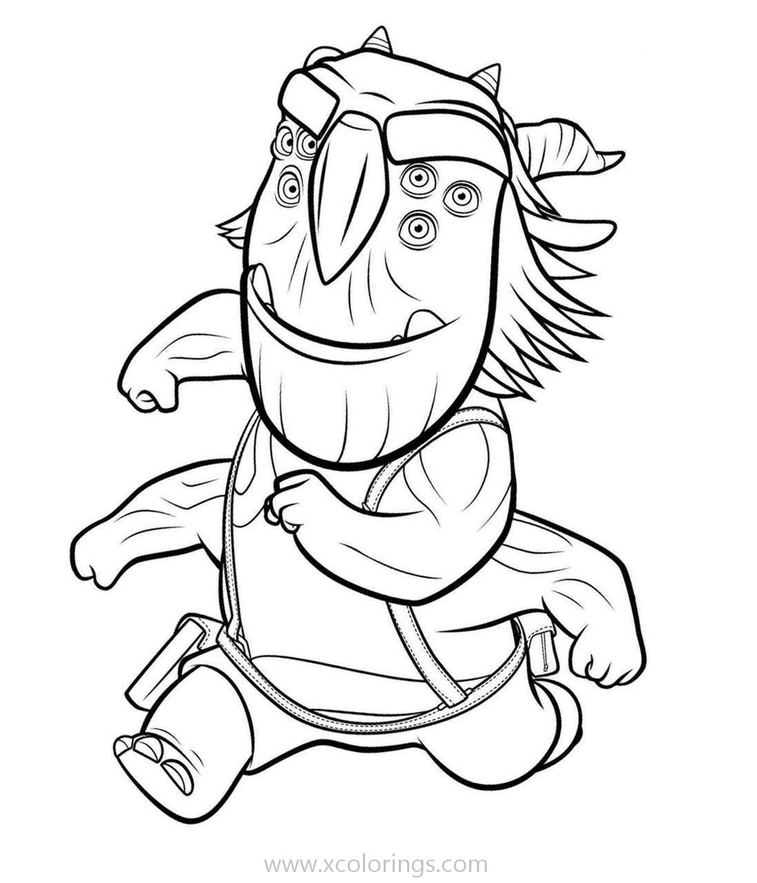 Free Trollhunters Coloring Pages Troll Blinky printable