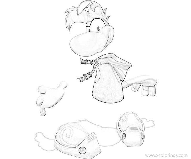 Free Video Game Rayman Origins Coloring Pages printable