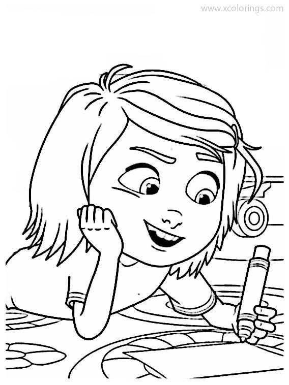 Free Wonder Park Coloring Pages June with a Pen printable