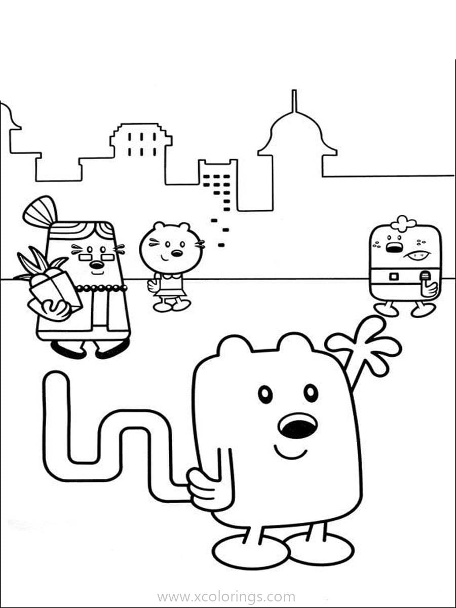 Free Wow Wow Wubbzy Coloring Pages Printable printable