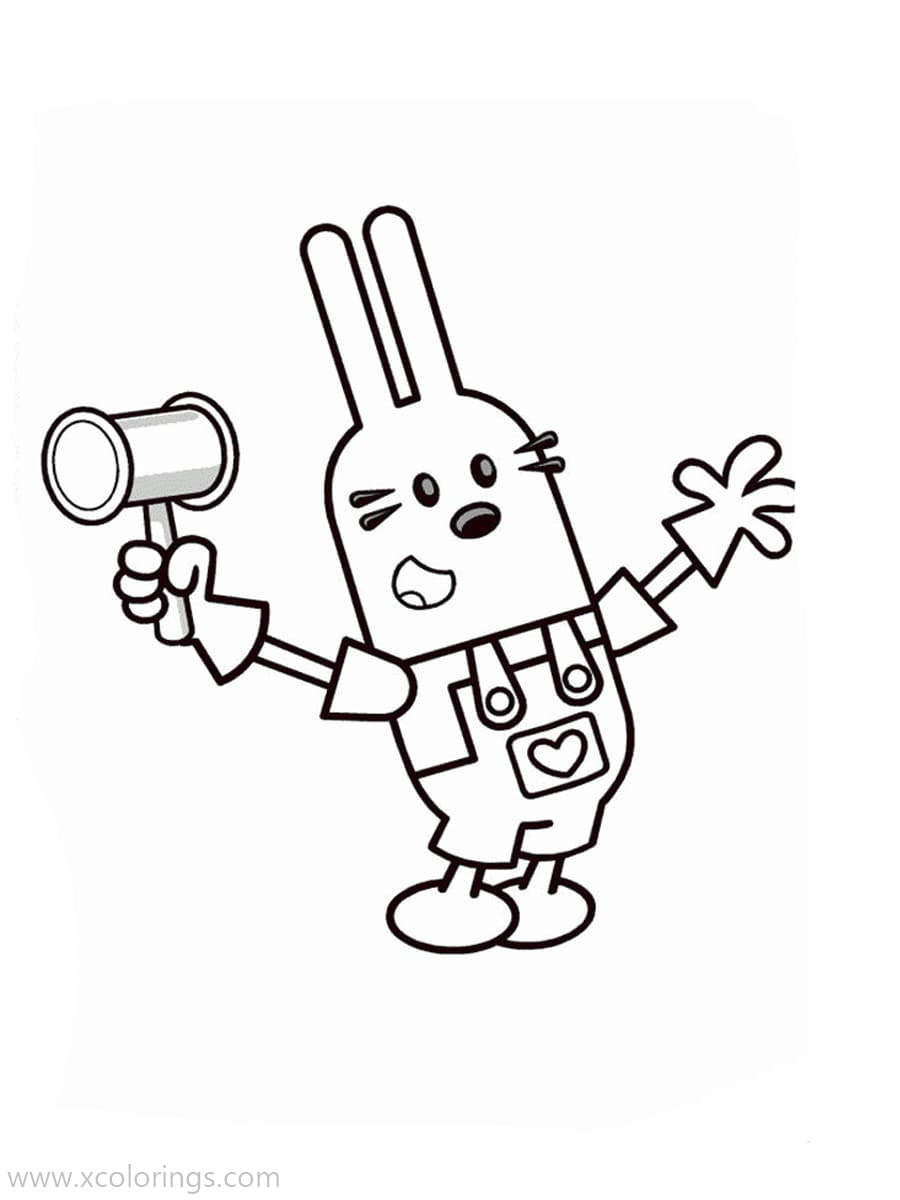 Free Wow Wow Wubbzy Coloring Pages Widget printable