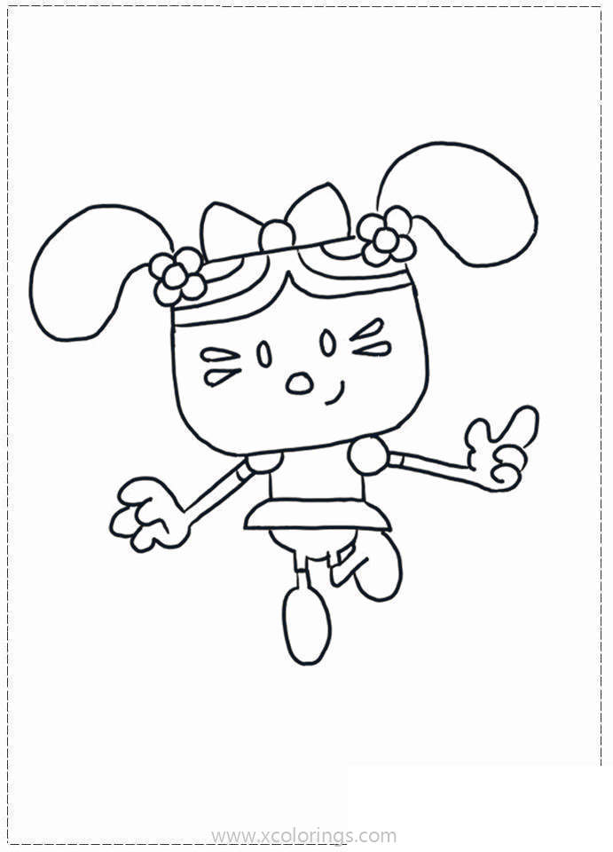 Free Wow Wow Wubbzy Daizy Coloring Pages printable