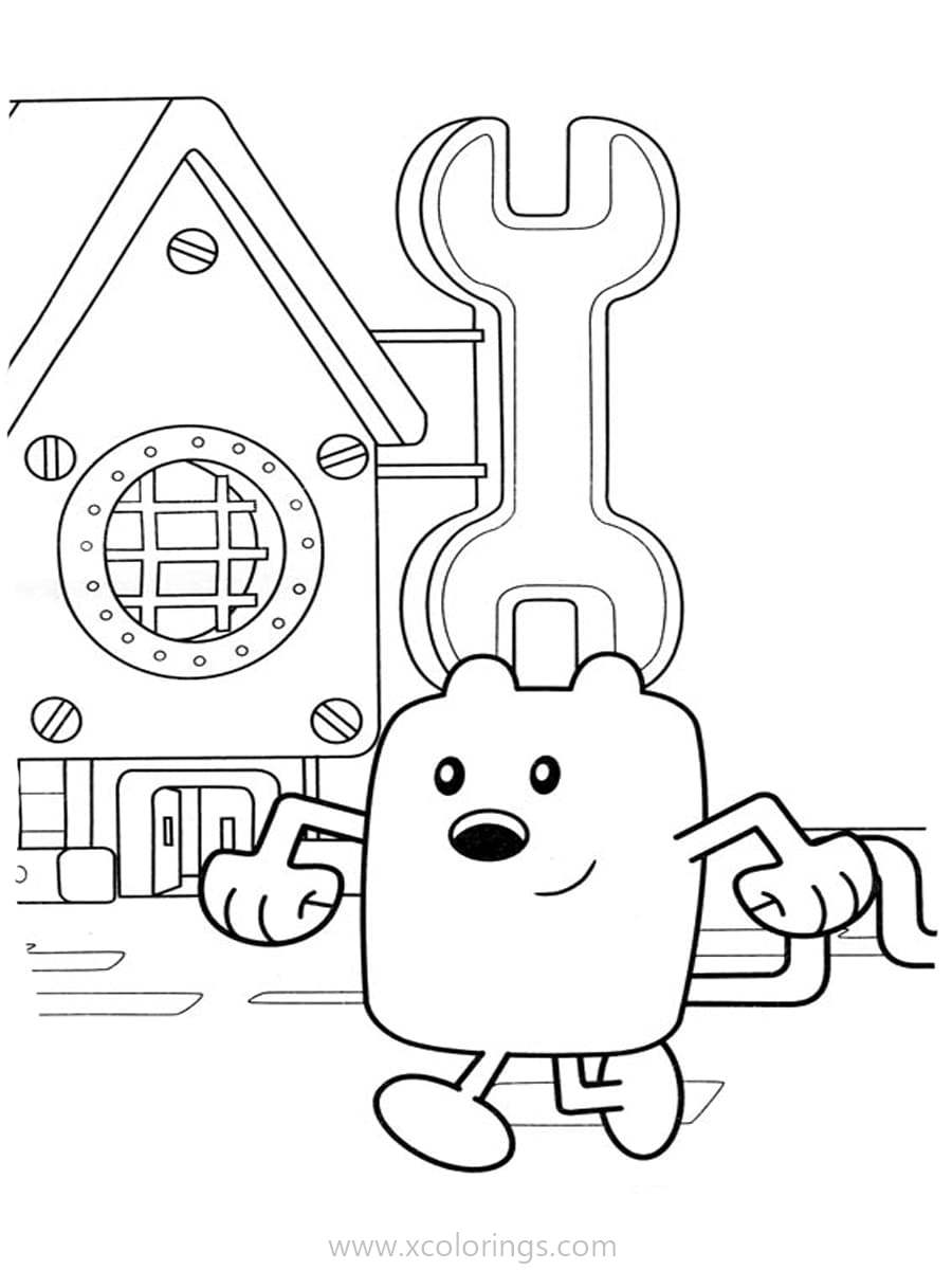 Free Wow Wow Wubbzy is Running Coloring Pages printable