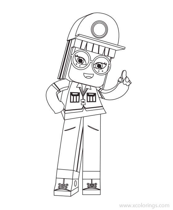 Free Yoko and His Friends Coloring Pages A Girl with Hat printable