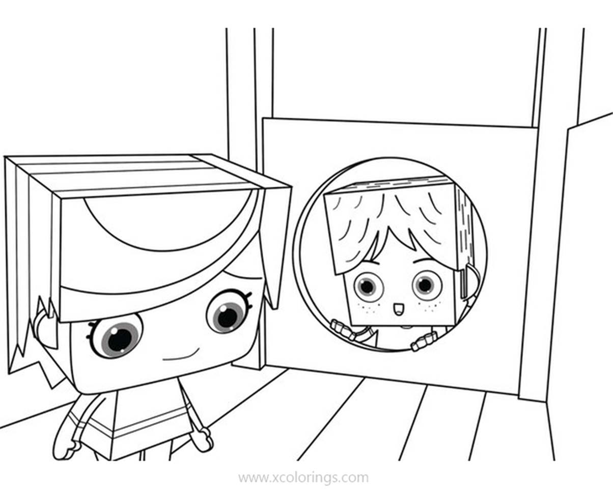 Free Yoko and His Friends Coloring Pages Maya and Oto printable