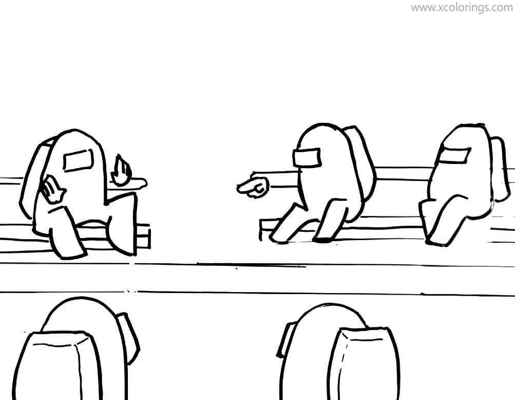 A Traitor Among Us Coloring Pages - XColorings.com