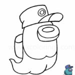 Among Us Coloring Pages Ghost