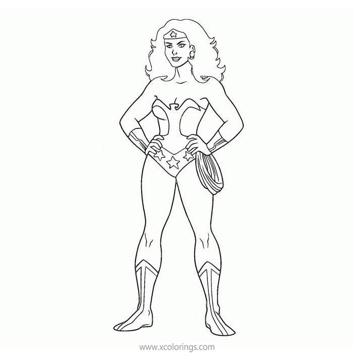 Free Animated Wonder Woman Coloring Pages Amazon Princess printable