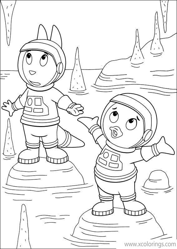 Free Backyardigans Astronauts Coloring Pages printable