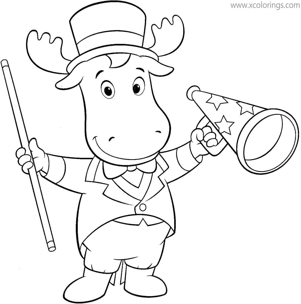 Free Backyardigans Character Tyrone Coloring Pages printable