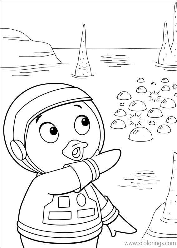 Free Backyardigans Coloring Pages Astronaut Pablo printable