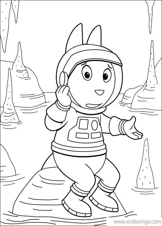 Free Backyardigans Coloring Pages Austin Needs Help printable